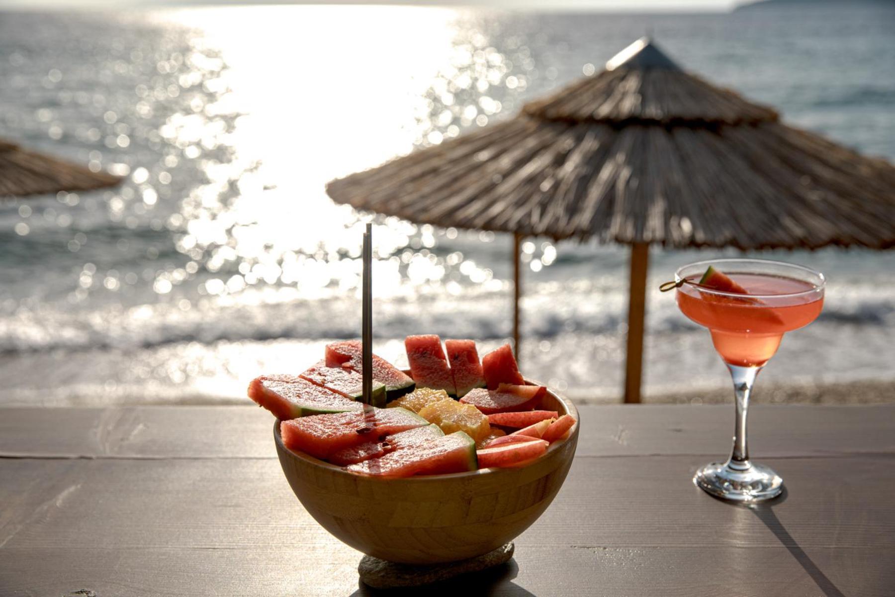 Aneroussa Beach Hotel Batsi  Luaran gambar