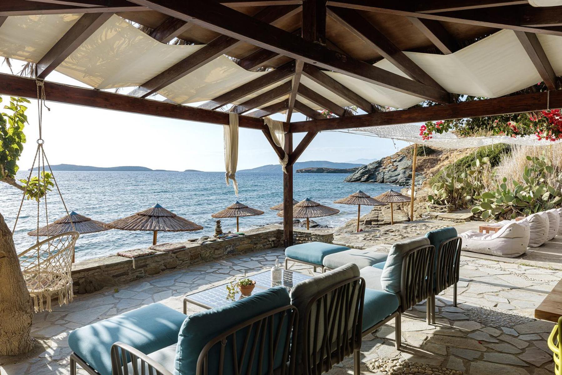 Aneroussa Beach Hotel Batsi  Luaran gambar
