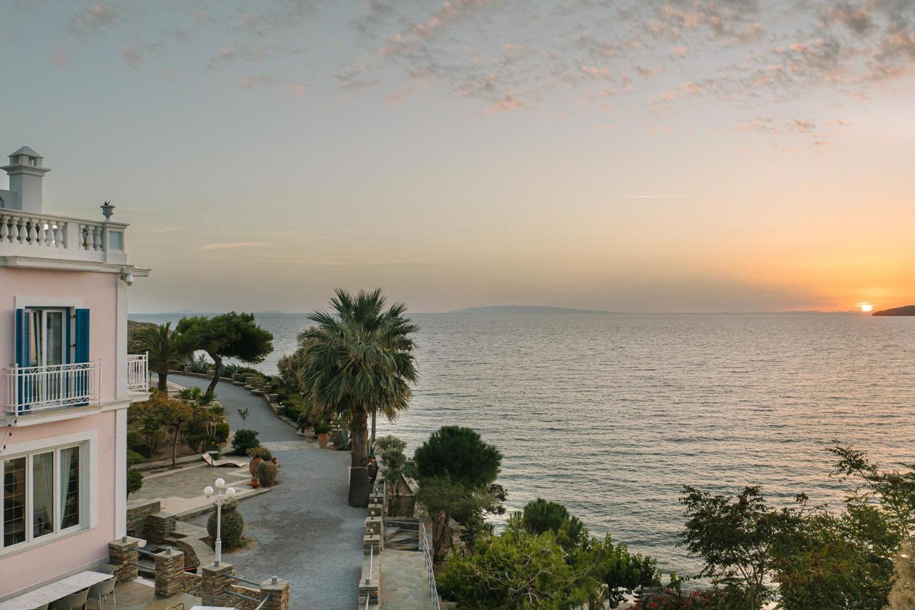 Aneroussa Beach Hotel Batsi  Luaran gambar