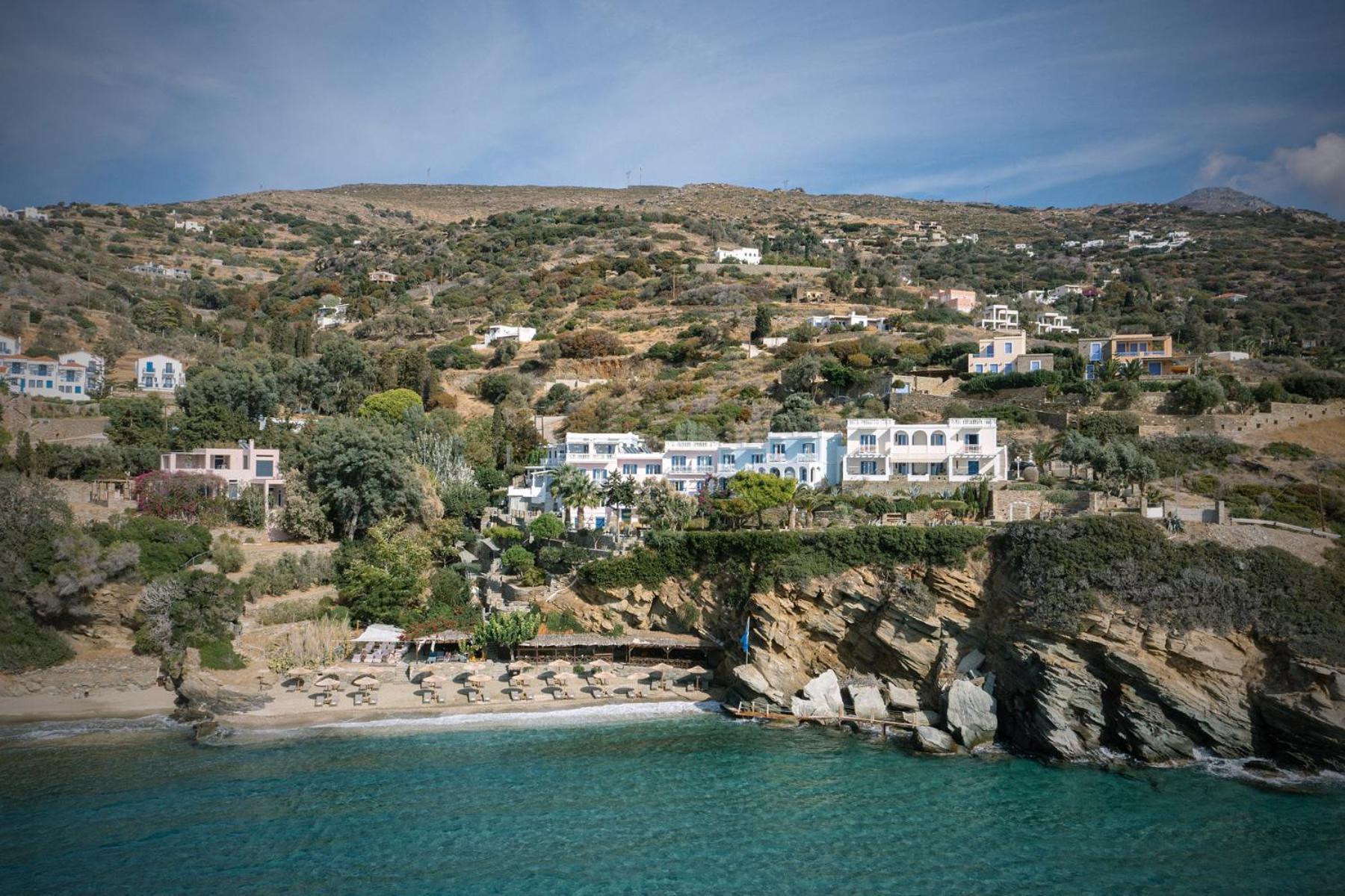 Aneroussa Beach Hotel Batsi  Luaran gambar