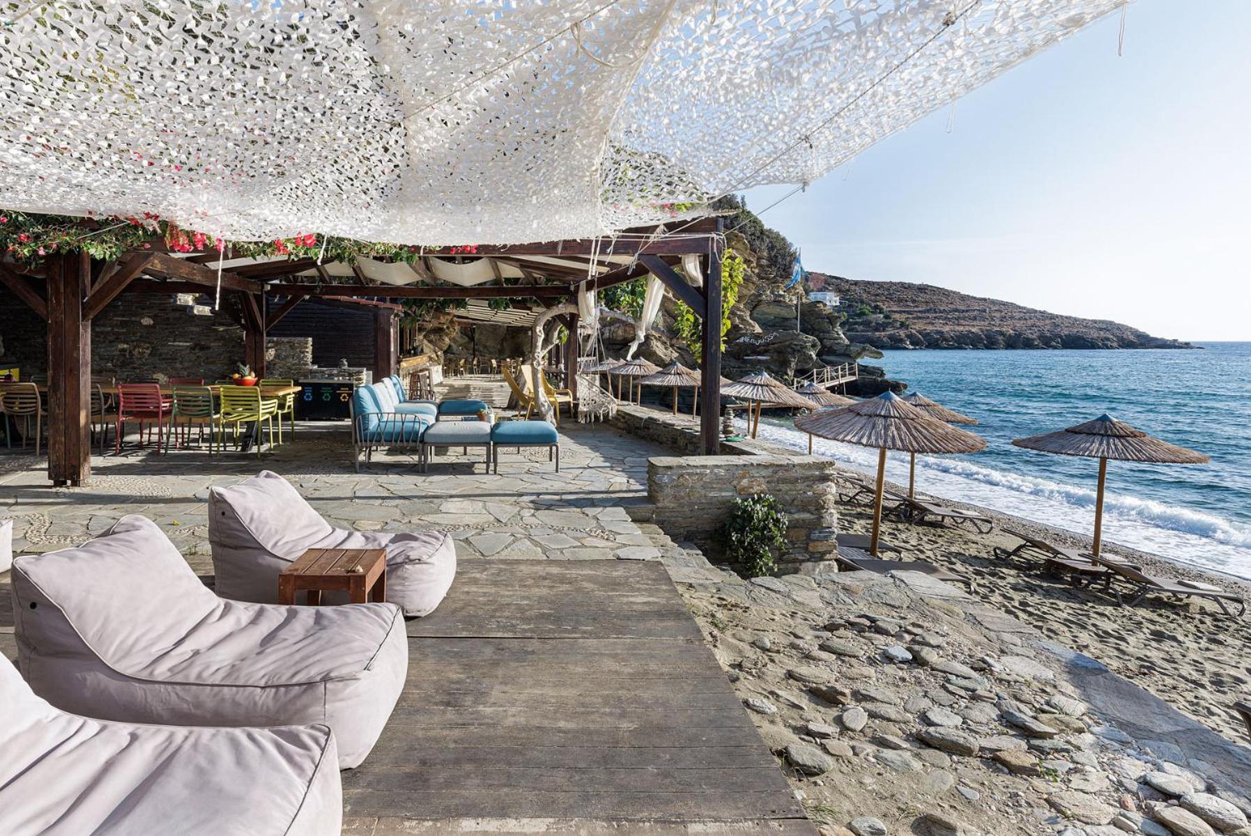 Aneroussa Beach Hotel Batsi  Luaran gambar