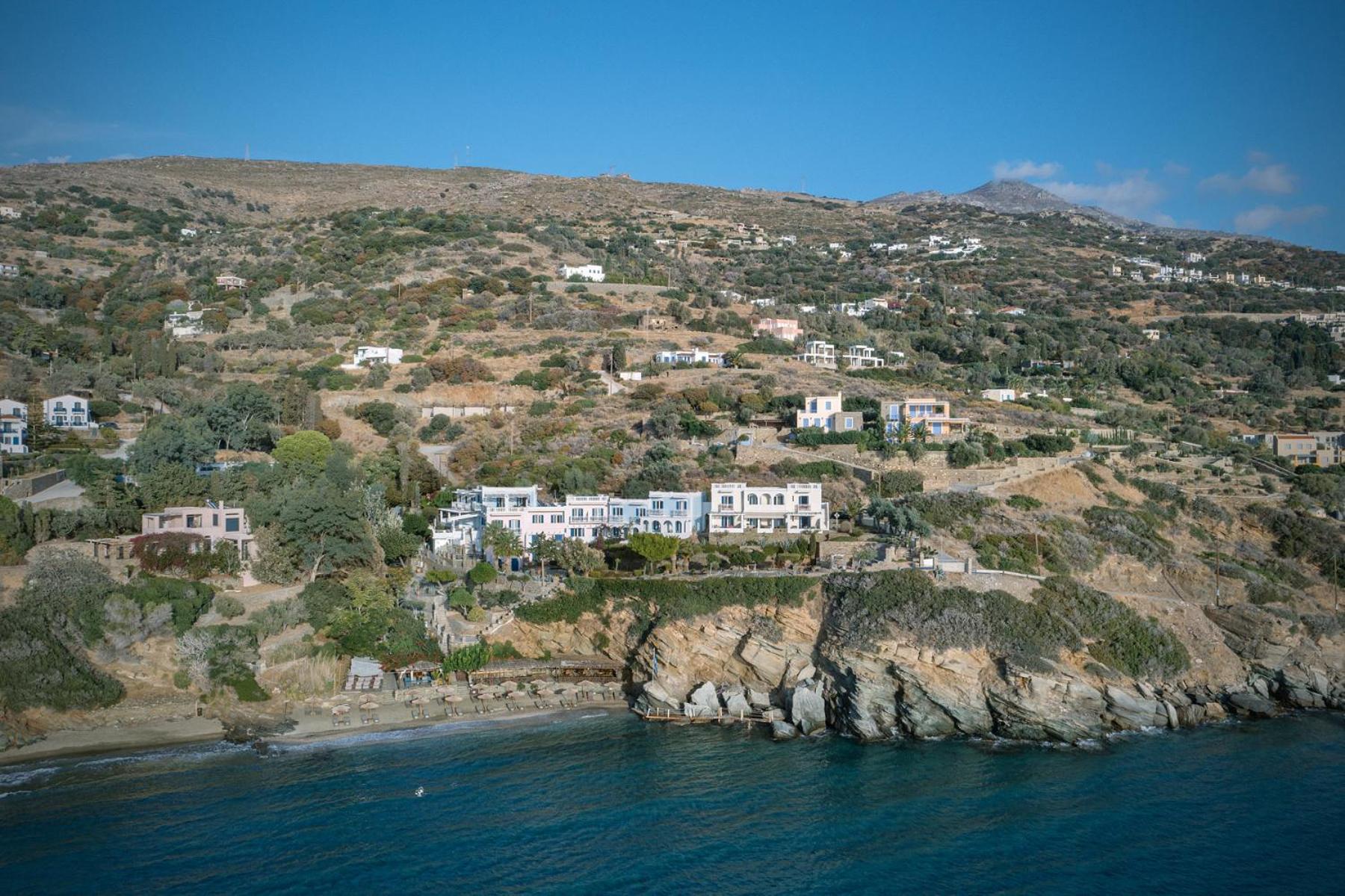 Aneroussa Beach Hotel Batsi  Luaran gambar