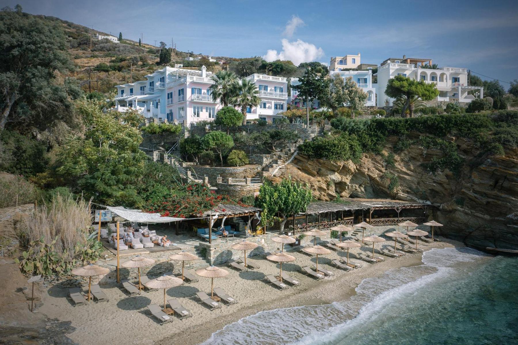 Aneroussa Beach Hotel Batsi  Luaran gambar