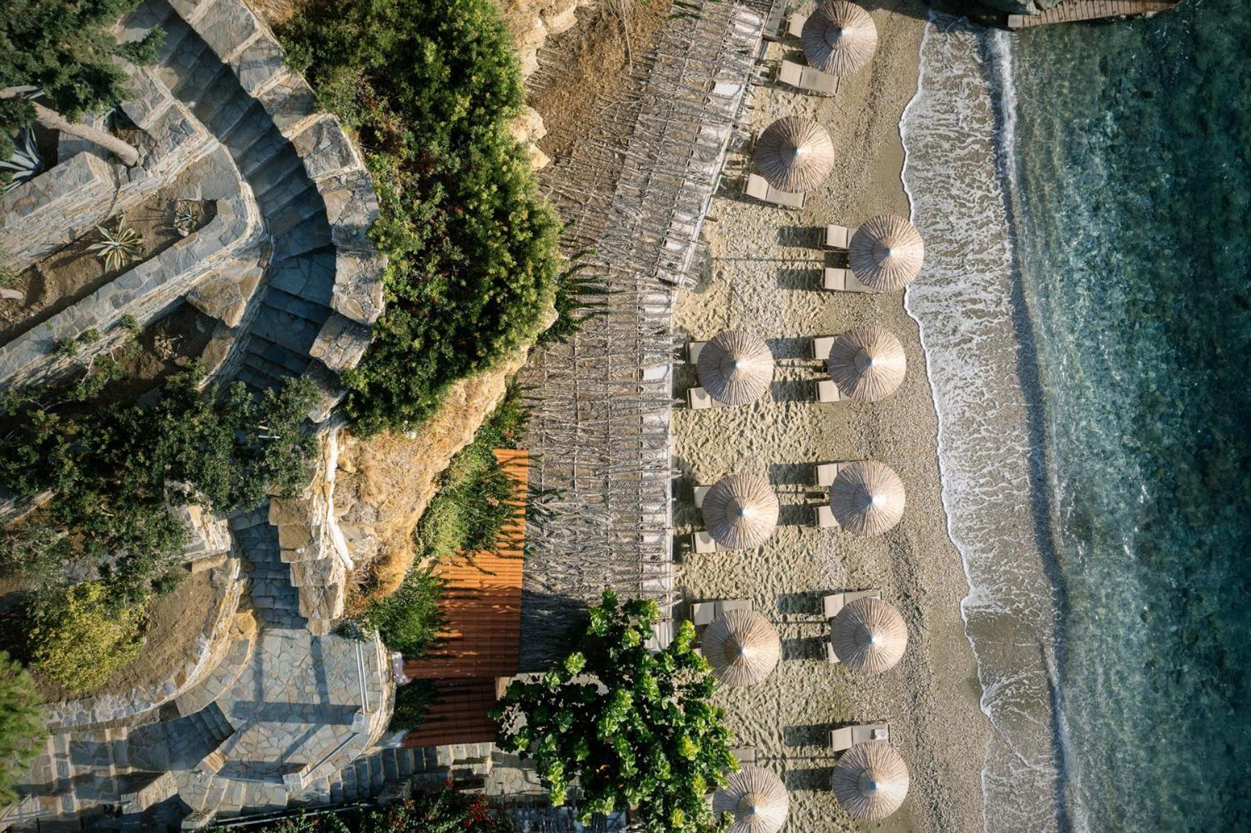 Aneroussa Beach Hotel Batsi  Luaran gambar